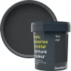 Castorama Peinture Résistante Murs, Boiseries Et Métal GoodHome Noir Liberty Mat 0,75L en promotion 7